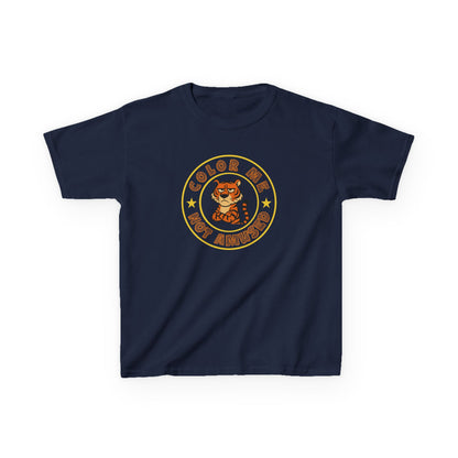 Kids Tee — Color Me Not Amused - Tiger
