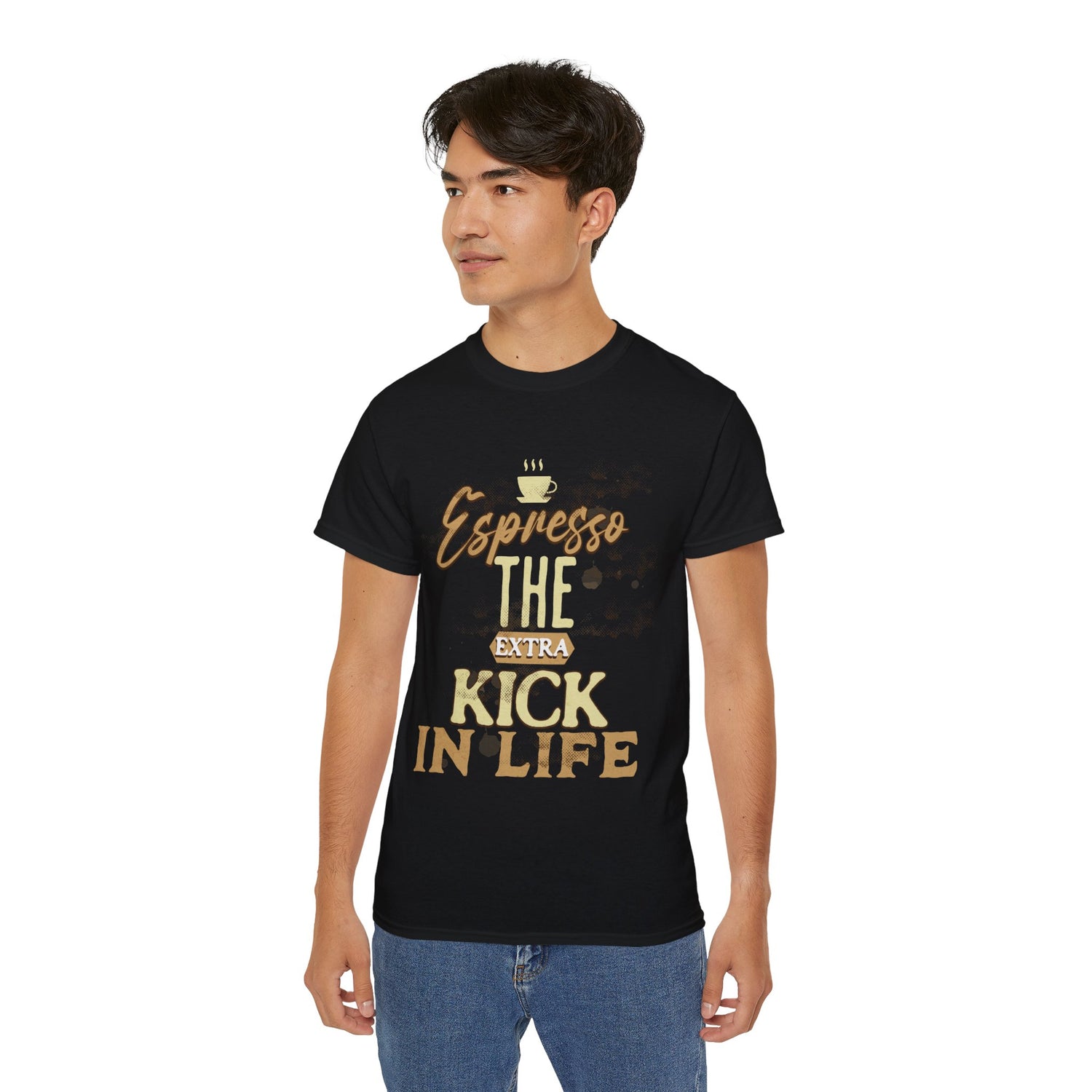 Espresso the Extra Kick in Life Unisex Coffee Tee