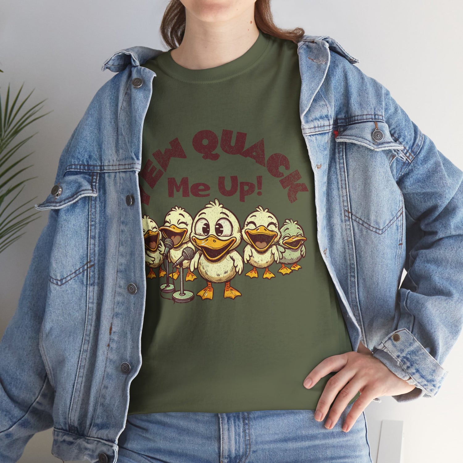 Yew Quack Me Up - Funny Duck Tee
