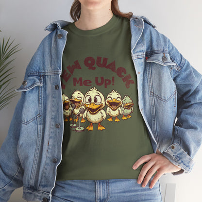 Yew Quack Me Up - Funny Duck Tee