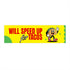 Will Speed Up for Tacos Sticker - Funny Taco Car Decal