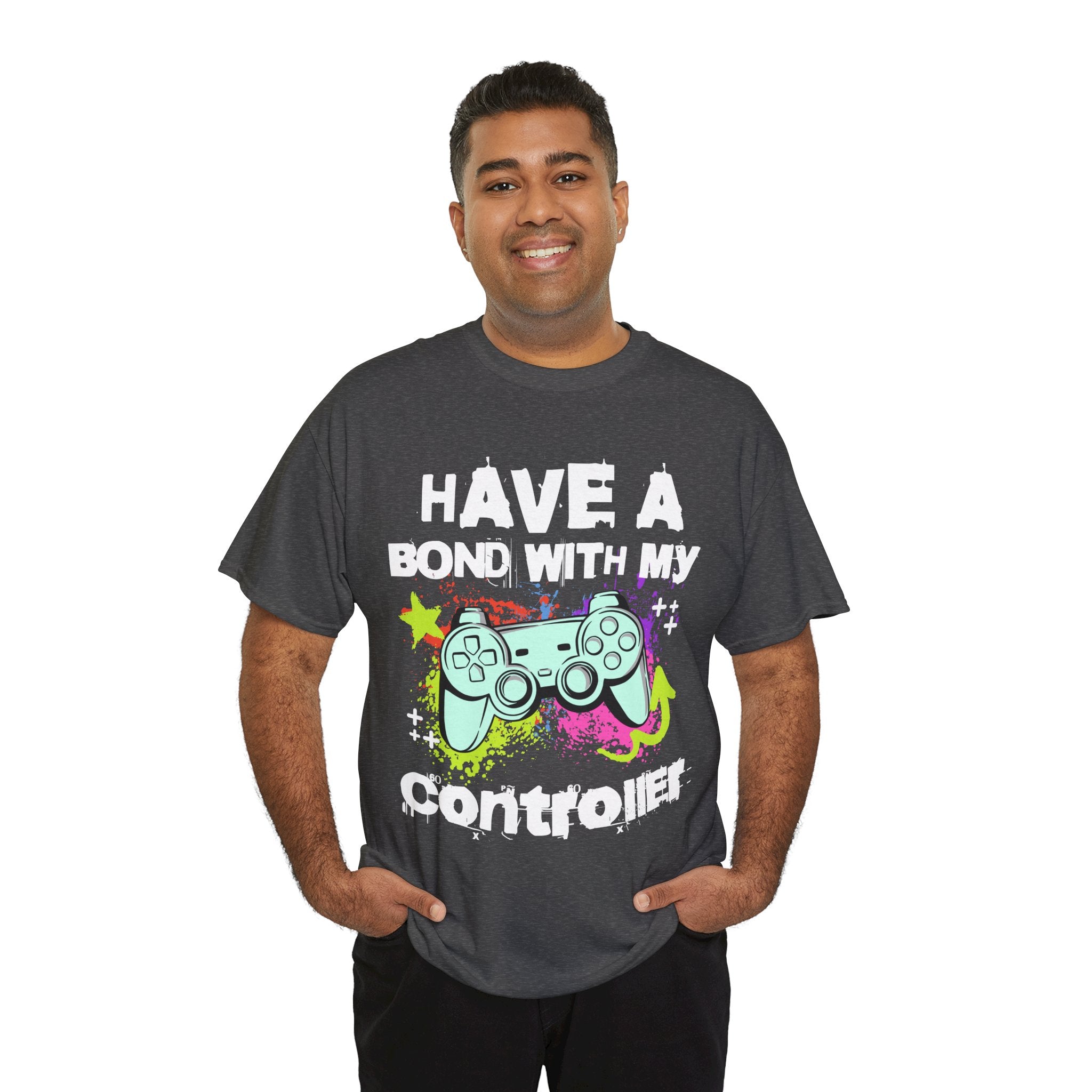 Gamer Controller Tee — "Have a Bond With My Controller" Graphic Shirt