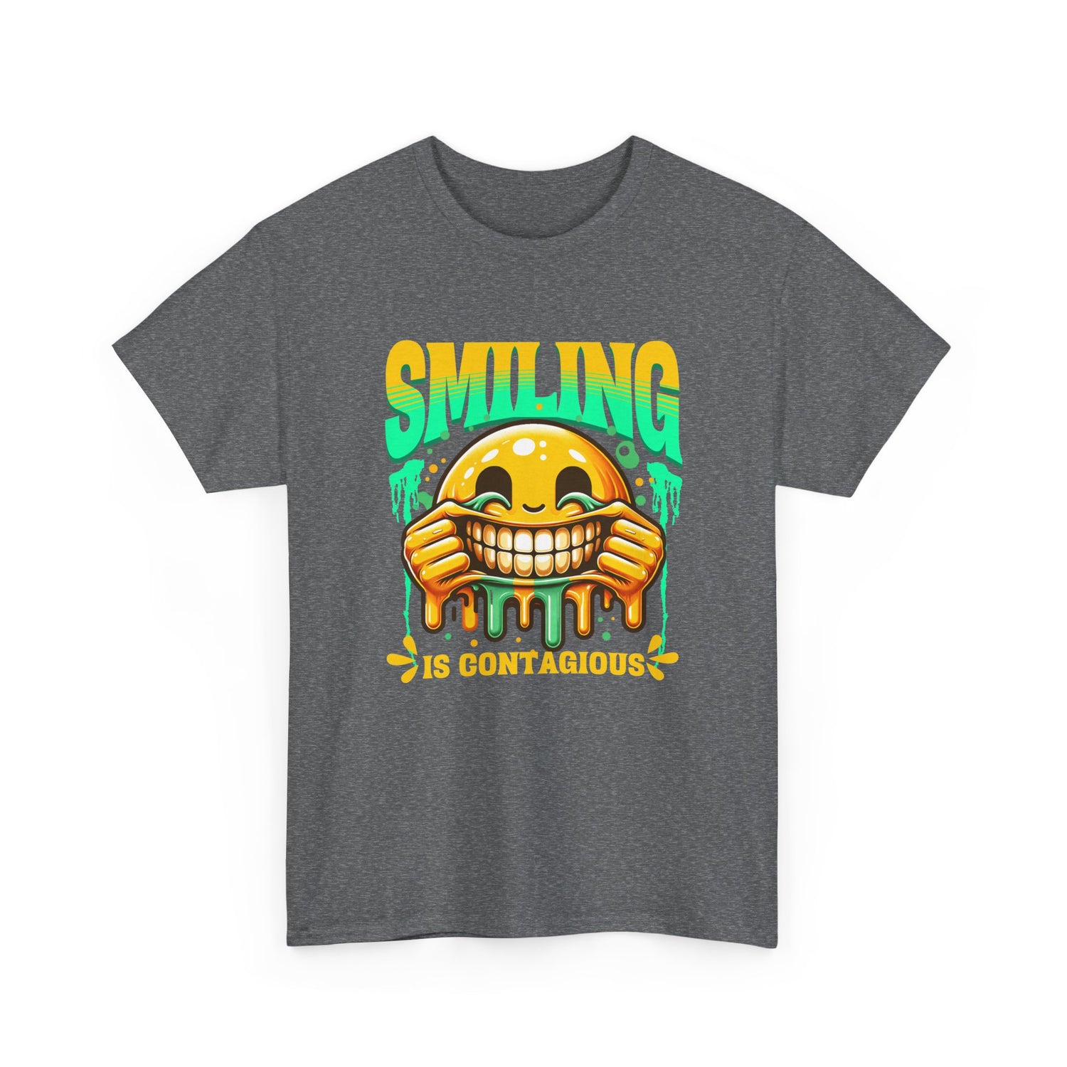 Smiling Is Contagious – Happy Smiley Face T-Shirt