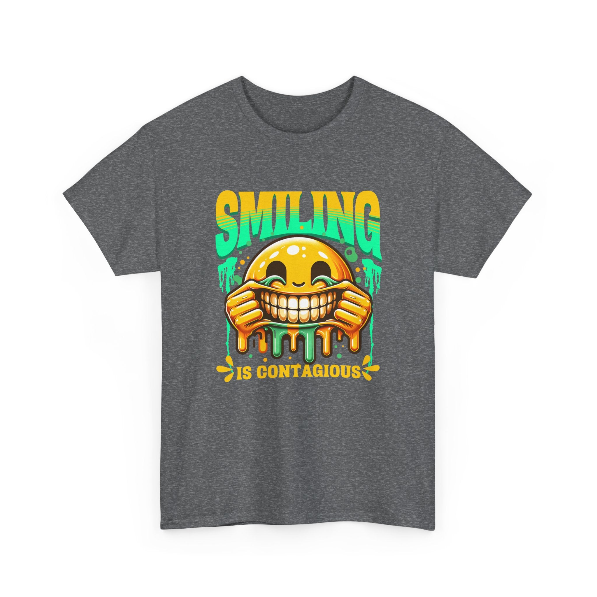 Smiling Is Contagious – Happy Smiley Face T-Shirt