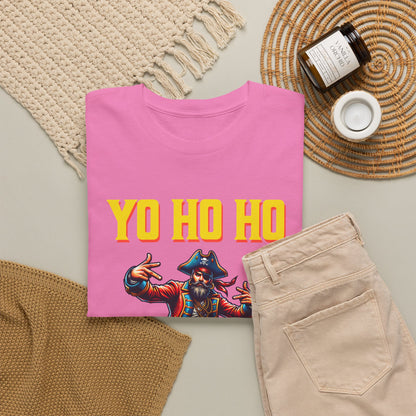Yo Ho Ho Pirate T-Shirt – "Yo Ho Ho and a Bottle of Rum" Graphic Tee