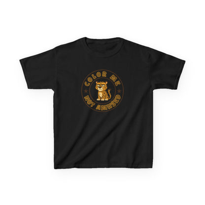 Kids Tee — Color Me Not Amused - Jaguar