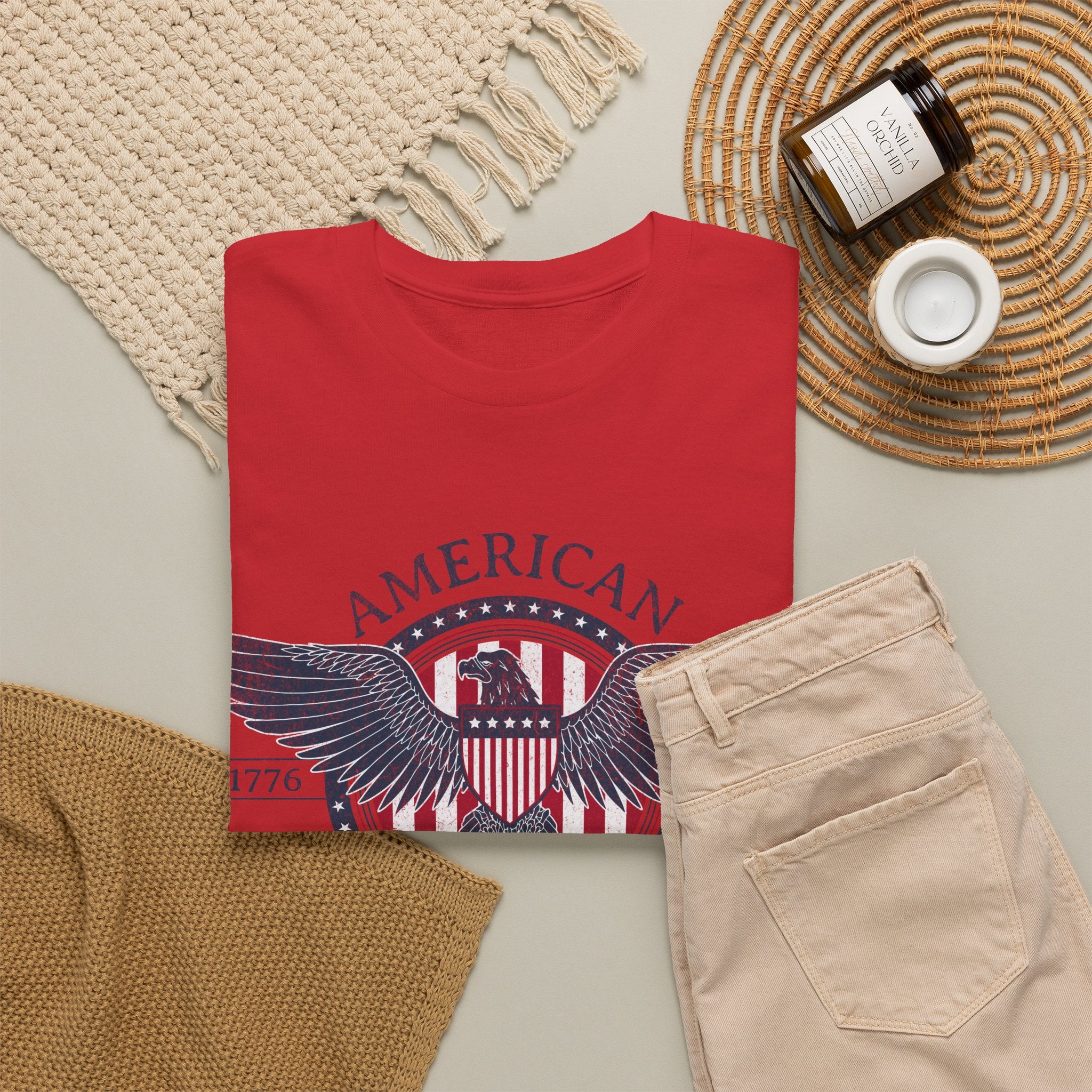 Independence Eagle Tee — American Independence 1776–2025 Vintage Flag Shirt