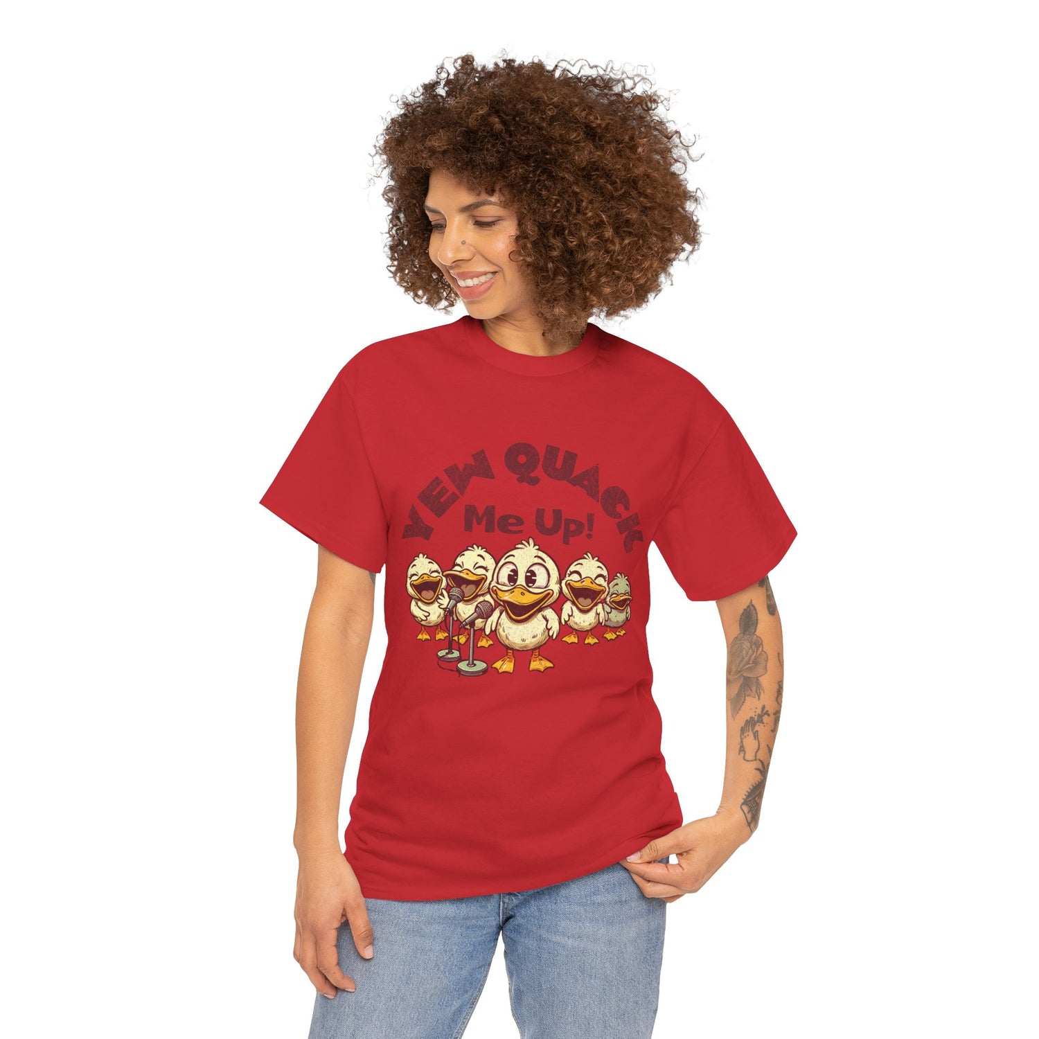 Yew Quack Me Up - Funny Duck Tee