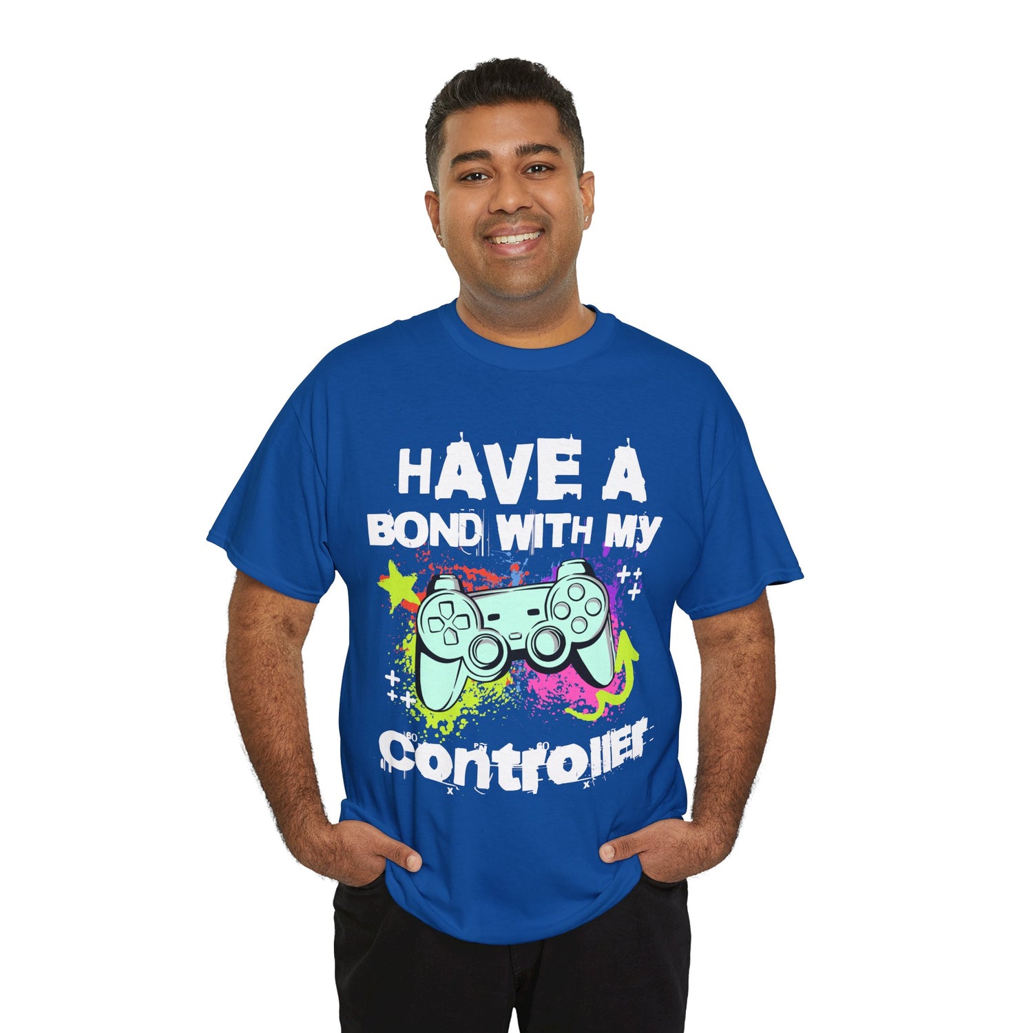 Gamer Controller Tee — "Have a Bond With My Controller" Graphic Shirt