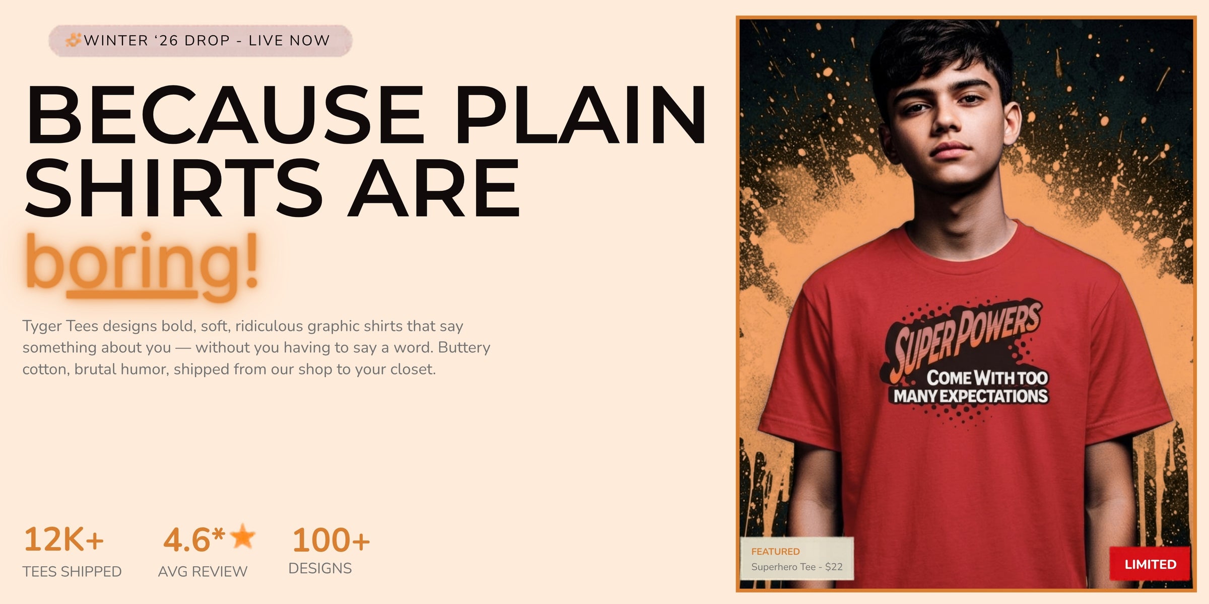 Geaux Tees hero banner